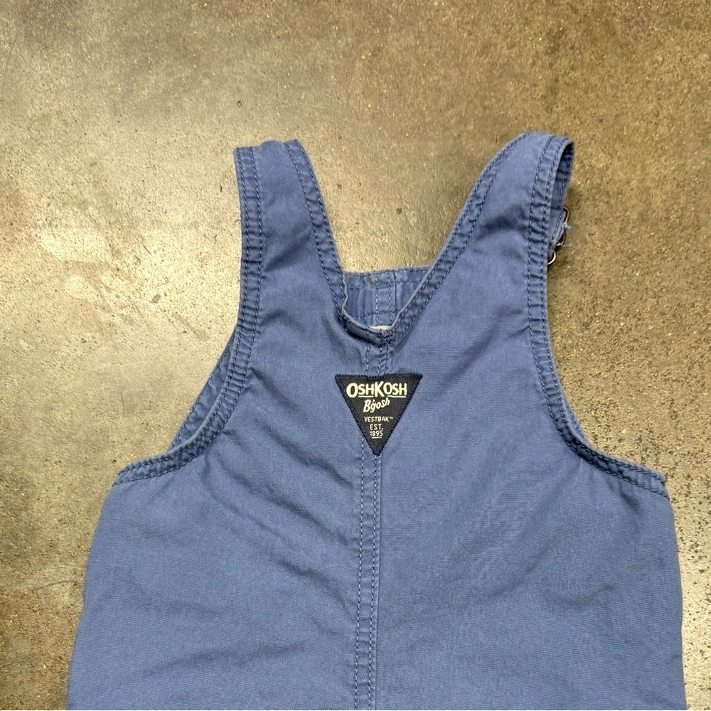 Vintage OshKosh B'gosh Lined Overalls Cargo Baby Bibs Pants USA Style - Picture 5 of 10